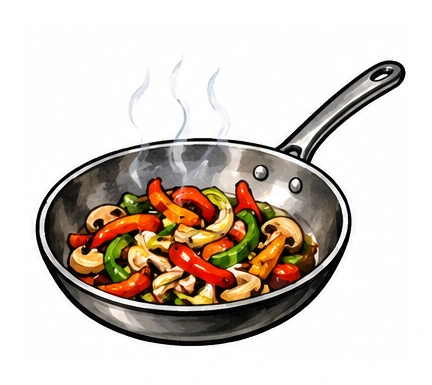 Sauté illustration