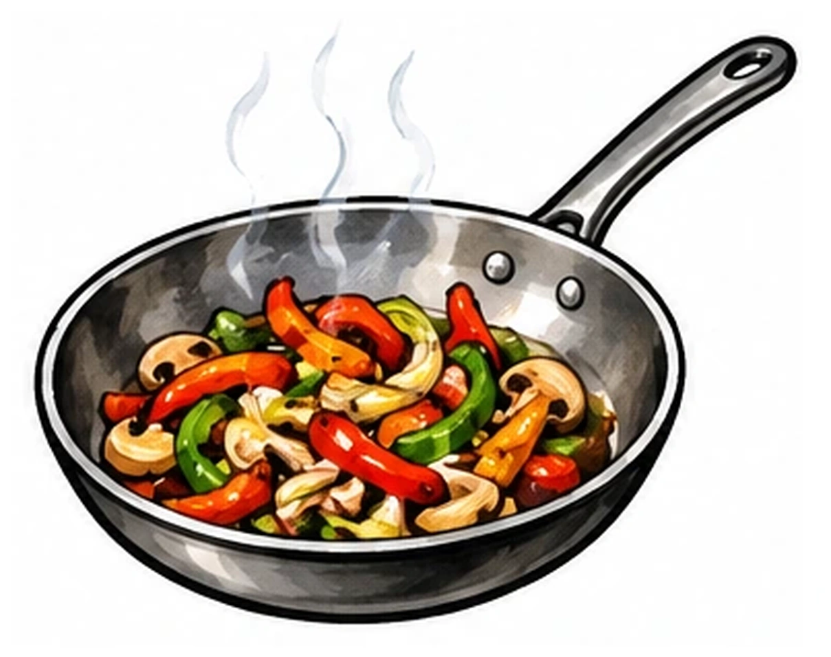 Sauté illustration